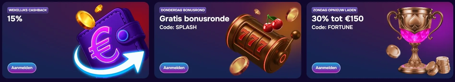Wekelijkse Cashback